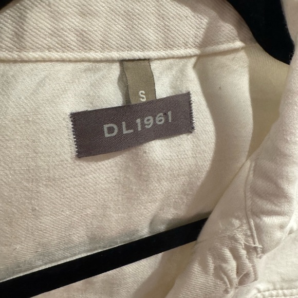 DL1961 White Clyde Classic Jean Trucker Jacket - Designer Denim Nordstrom - Picture 4 of 6